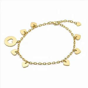 PULS ELO FIXO PINGS CORACOES LISOS E VAZ