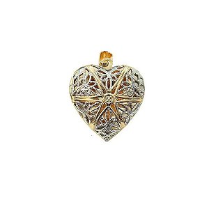 PING CORACAO DESENHADO RELICARIO