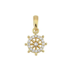 Pingente Nautico Zirconias