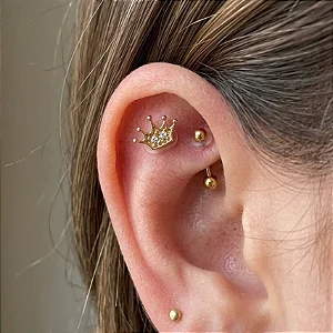 Piercing Reto Coroa 5 pontas