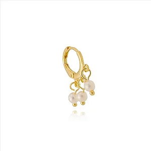 Piercing Argola 3 Pérolas