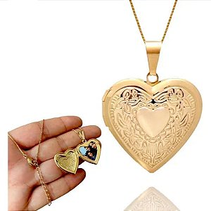 PING RELICARIO CORACAO DUPLO