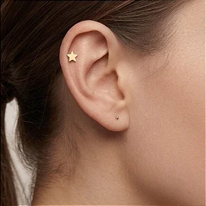 Piercing Estrela Lisa Tarraxa baby