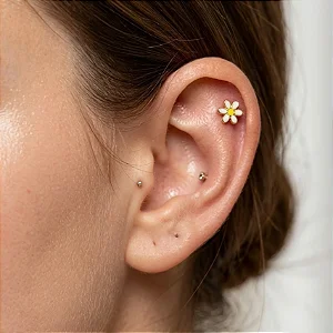 PIERCING FLOR RESINA