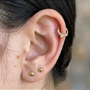 Piercing Torção Zircônia Ponteiras