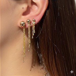 Triozinho de Apliques 3 fios com bolas