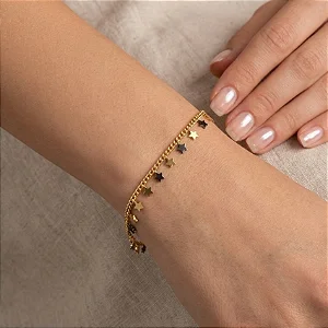 Pulseira Infantil Estrelinhas Soldadas