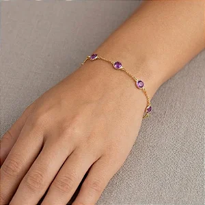 Pulseira Tiffany Roxa
