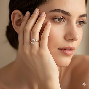 Anel Aberto 2 Zircônias