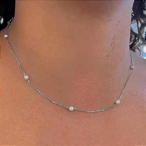 Colar 40 cm Pérolas