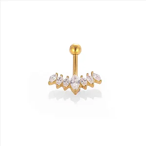 Piercing Umbigo Arco Navetes