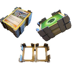 KIT COM 2 EMPILHADEIRAS PARA CARDS