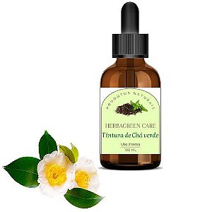 TINTURA DE CHÁ VERDE - 100ml - Termogênico - Diurético