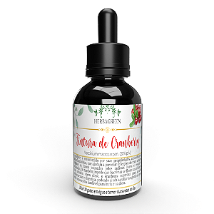 TINTURA DE CRANBERRY - 100ml - Vias Urinárias