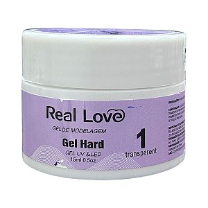 GEL HARD - REAL LOVE 1 - TRANSPARENT - 15ML