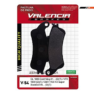 Pastilha Freio Dianteiro Cb 500 F/ Varadero 1000/ Cbr 1100 XX Super Blackbird/ Gold Wing 1800 Valencia