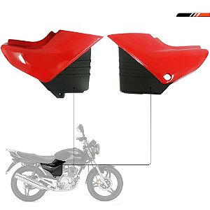 Par Tampa Lateral Ybr 125 2002 Vermelho Sportive