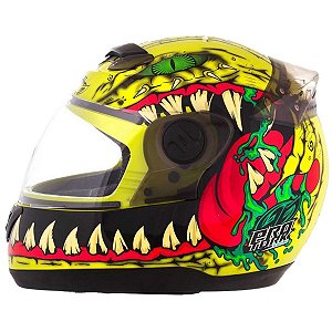 Capacete Protork Evolution G5 788 Dragon Amarelo