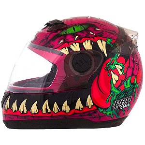 Capacete Protork Evolution G5 788 Dragon Rosa