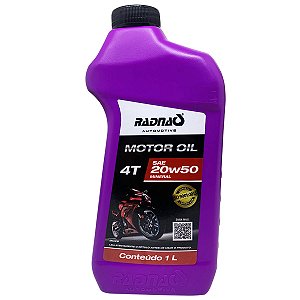 Oleo Motor 20w50 4T Mineral 1L Original Radnaq