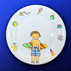 Prato raso Surfista - Garotada