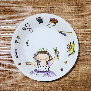 Prato de sopa Princesa Cetro - Infantil