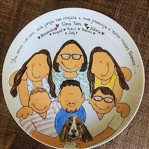 Prato Família - até 12 pessoas - 27 cm