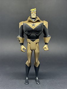Boneco Articulado Mattel Gladiador Dourado - Versão Metálica - Liga da Justiça Sem Limites