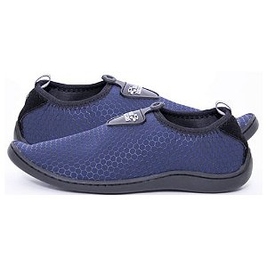 Sapatilha Neoprene Mar Negro - Azul Marinho