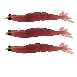 Isca Camarão Monster 3X X-Move / 9Cm - 3Un