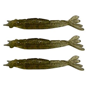 Isca Camarão Monster 3X Ultrasoft / 9Cm - 3Un
