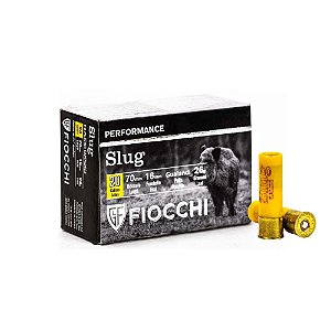 Municao 20/70 Fiocchi Perfomance Slug 26g  - UN