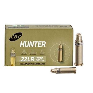 Municao CBC .22LR CHPO 33gr - Hunter - Hyper - UN
