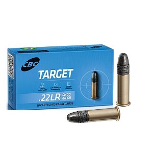 Municao CBC .22LR Target CHOG 40gr - UN (Cx50)