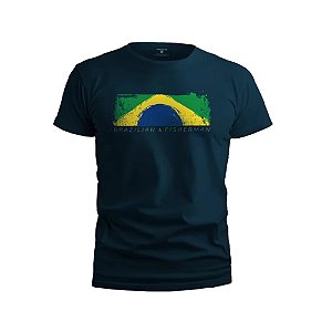 Camiseta Presa Viva Br Fisherman - Marinho