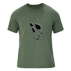 Camiseta BR Force Esqueleto - Verde