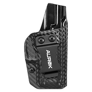 Coldre AUROK Velado Kydex Carbono - G2C-G3C -Destro -Preto