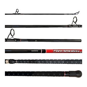 Vara Shimano Sojourn Surf Frontal 4,20m - 200g - Molinete (3 partes)