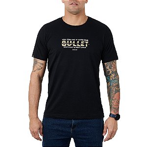 Camiseta Invictus Concept Bullet - Preto