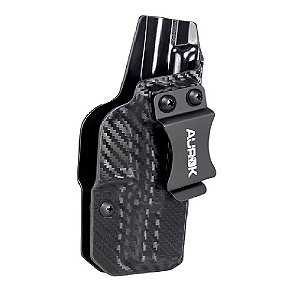 Coldre AUROK Velado Kydex  Glock G43X Carbono - Preto