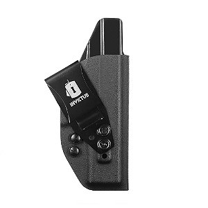 Coldre Invictus Kydex IWB 2.0 Destro - Glock Compact - Preto
