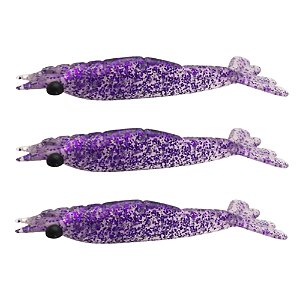 Isca Camarão Monster 3X Ultrasoft Off Set / 9Cm - 3Un