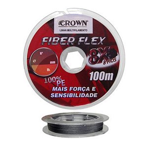 Linha Multi Crown Fiber Flex 8X 100m