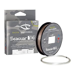 Linha Multi Seaguar Tactx 4X - 137m + Fluorocarbon Leader 4,6m (Kit)