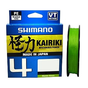 Linha Multi Shimano Kairiki 4X 150m - Verde