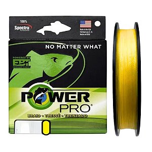 Linha Multi Shimano Power Pro 4X - 135m - Amarela