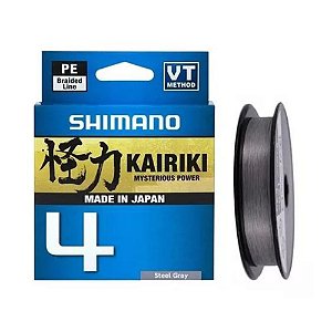 Linha Multi Shimano Kairiki 4X 150m - Cinza