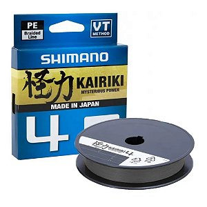 Linha Multi Shimano Kairiki 4X 300m - Cinza