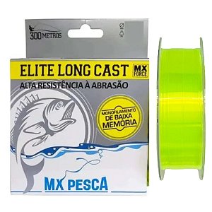 Linha Mono MX - Elite Long Cast Amarela - 300m