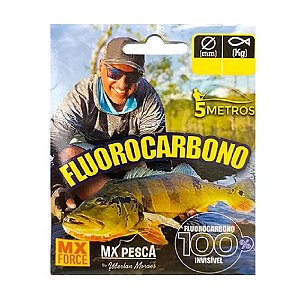 Linha Fluorocarbonocarbon MX Line - Cartela 5m